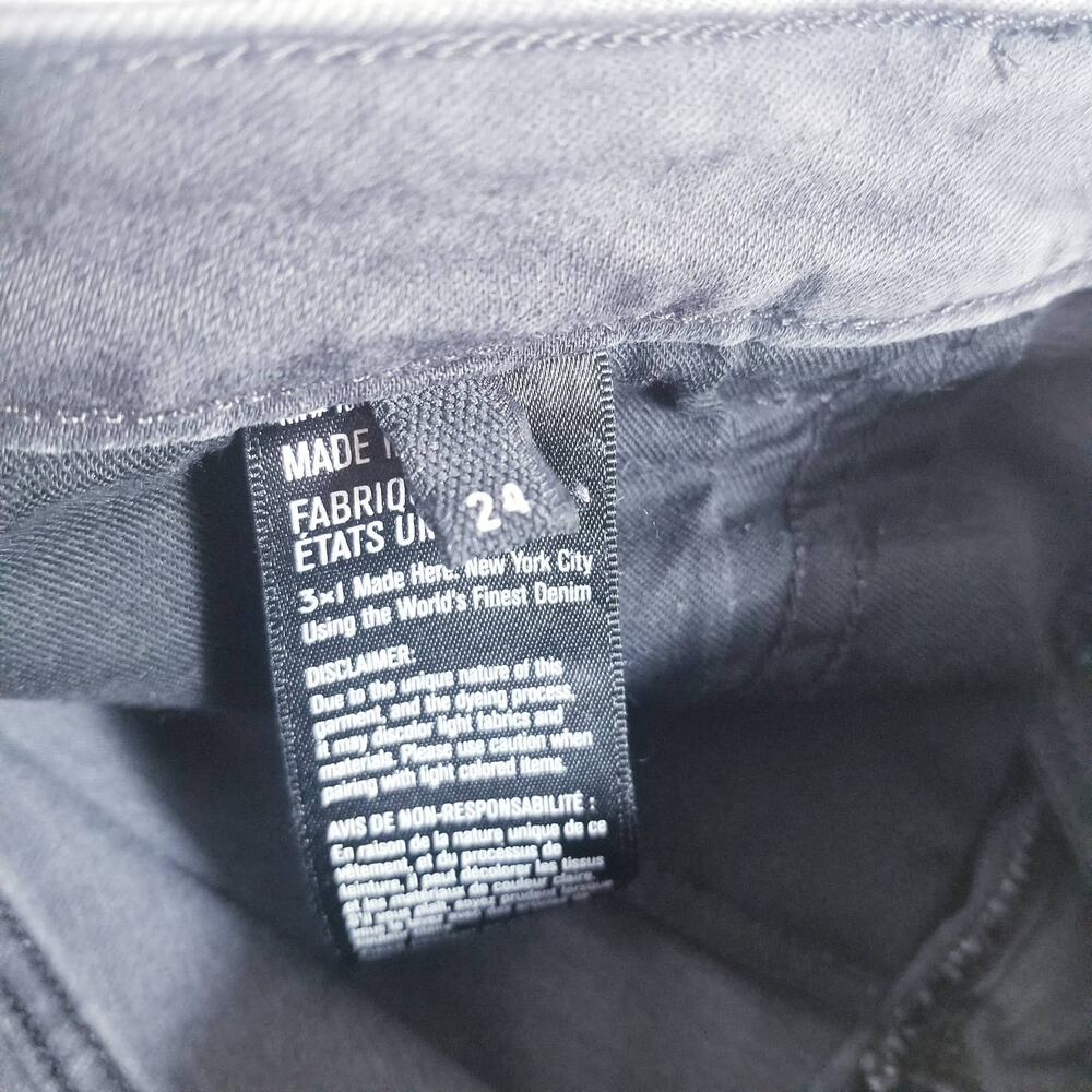 3x1 W3 Skinny Black Denim Mid Rise - Picture 11 of 11